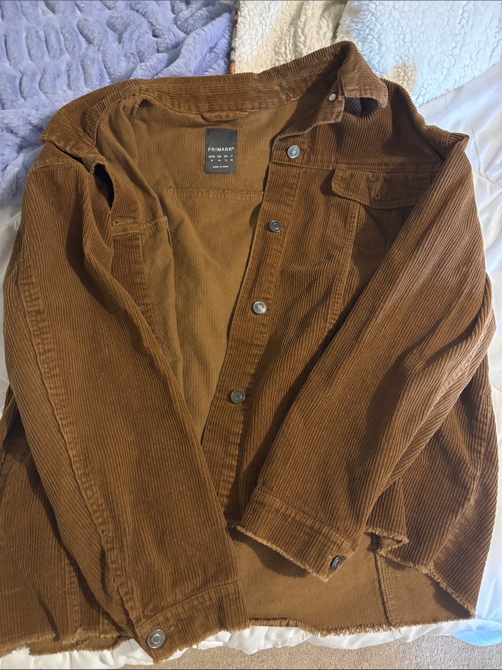 Primark women’s  Tan Corduroy Shirt Jacket